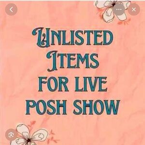 Listing for live shows